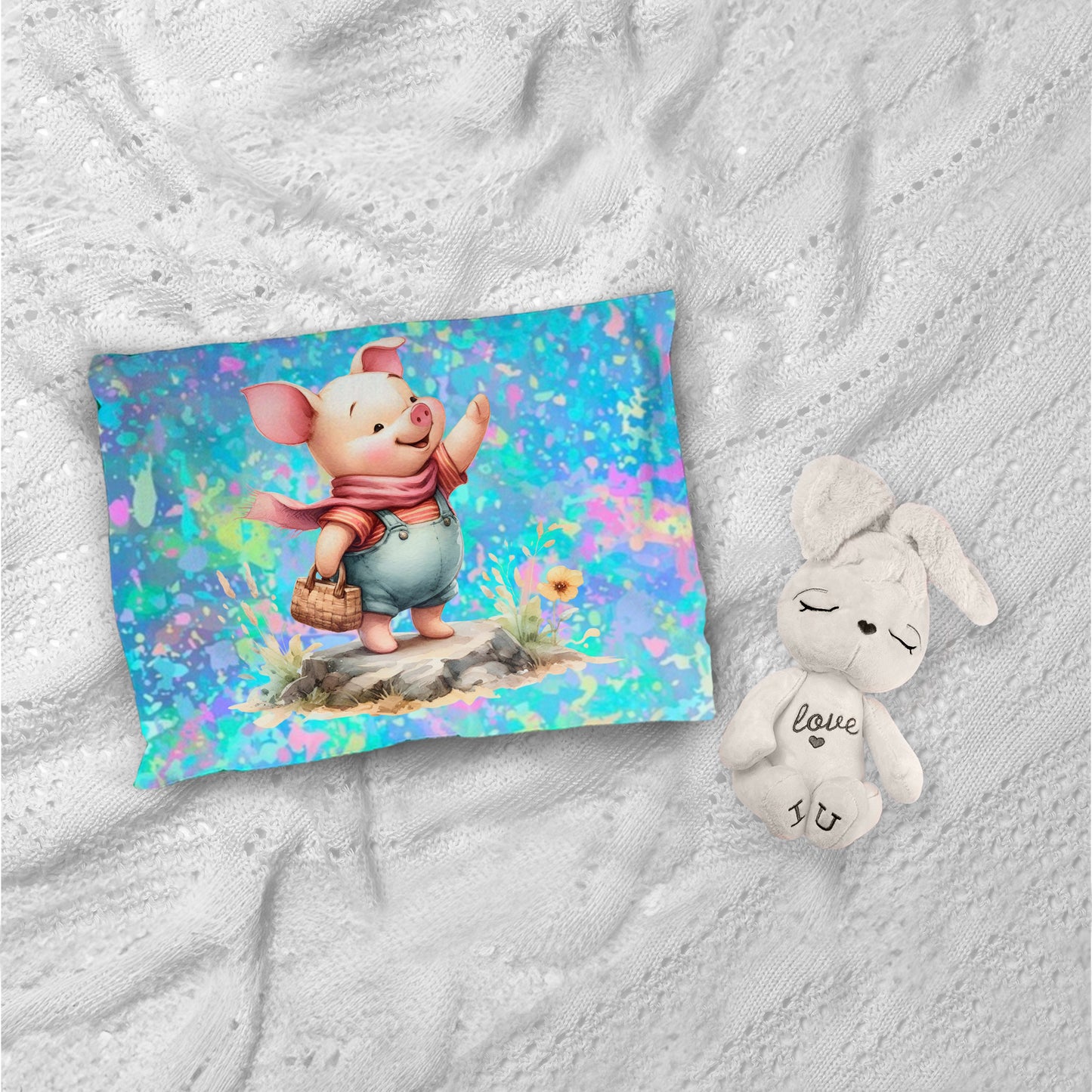 Little Piggy Adventure Cot Set