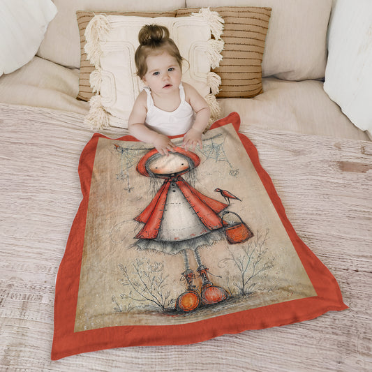 Little Red Riding Hood Toddler Fleec Blanket