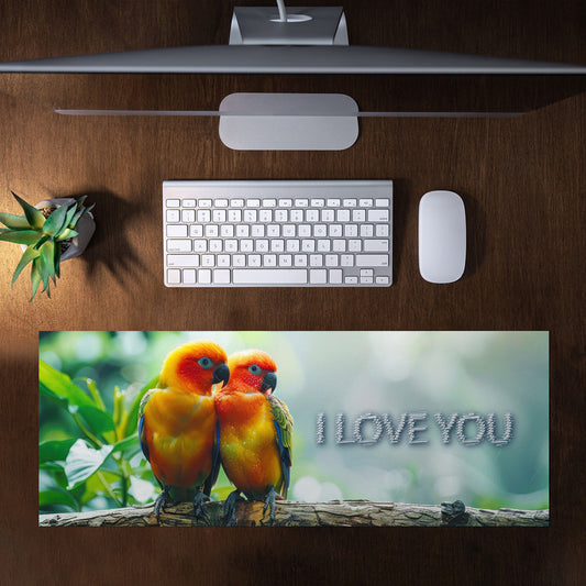 Love Birds Large Desk Pad