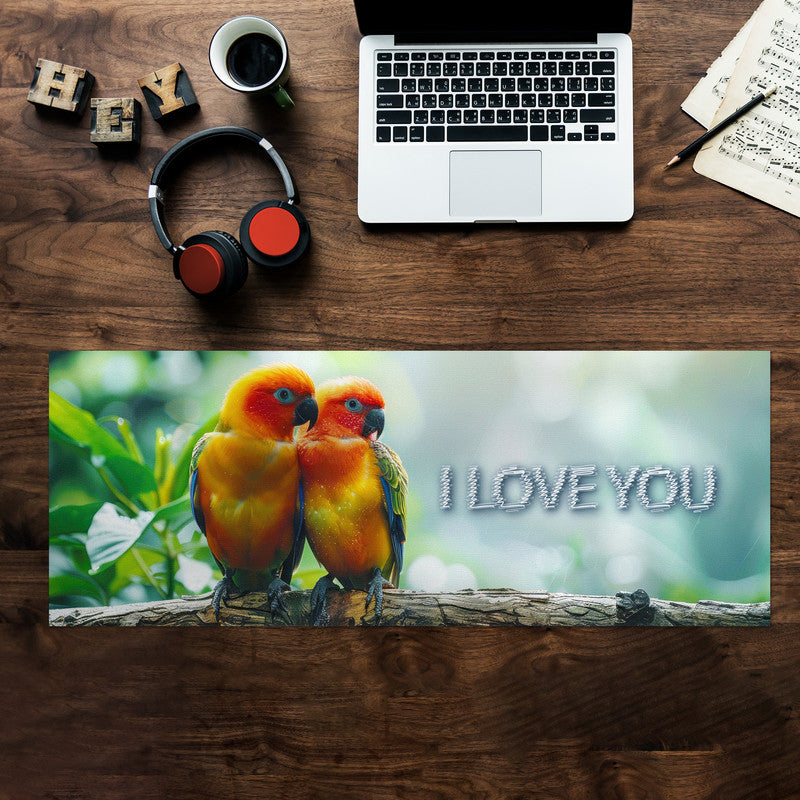 Love Birds Large Desk Pad