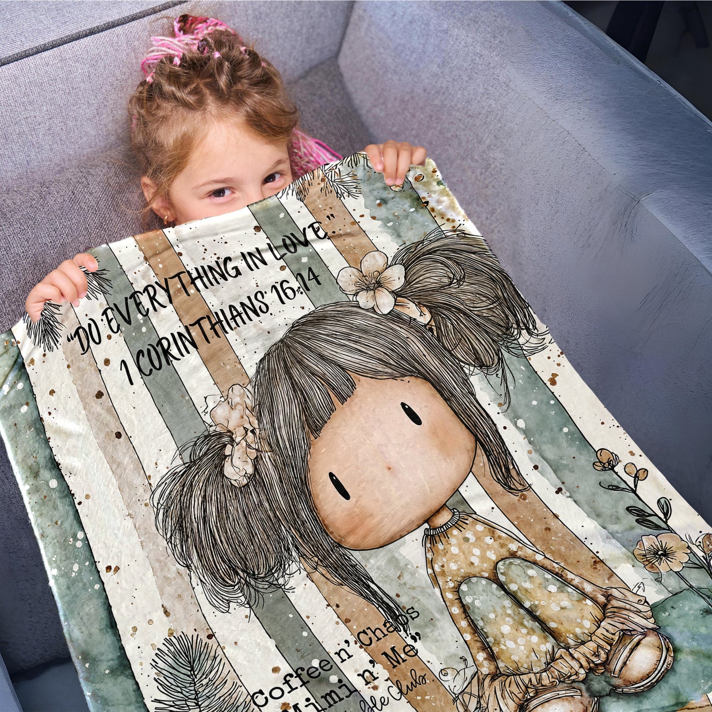 Love Everything Toddler Fleece Blanket