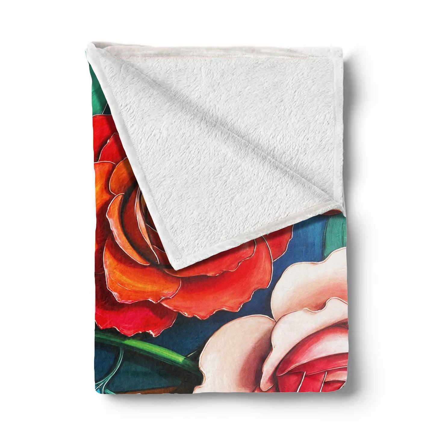 Love Of Roses Light Weight Fleece Blanket