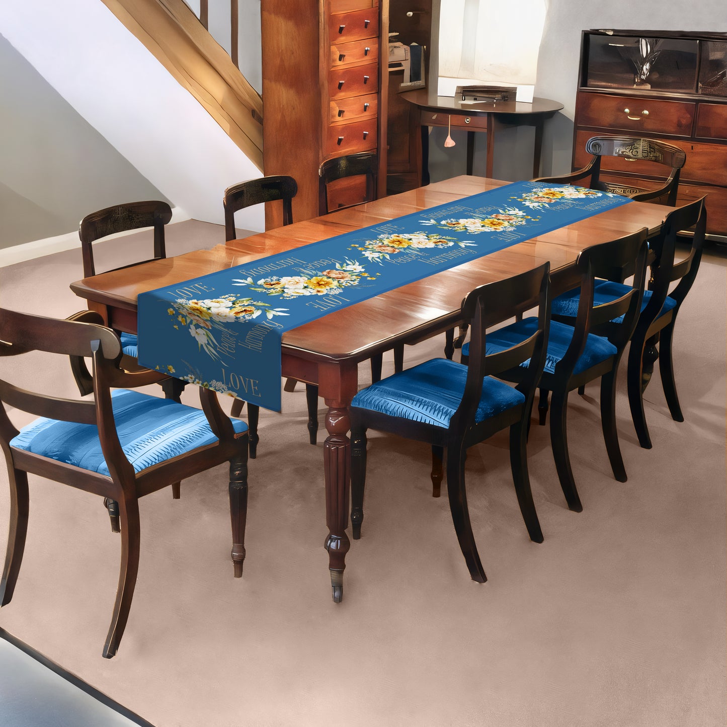 Love Peace Harmony Table Runner by Mark van Vuuren