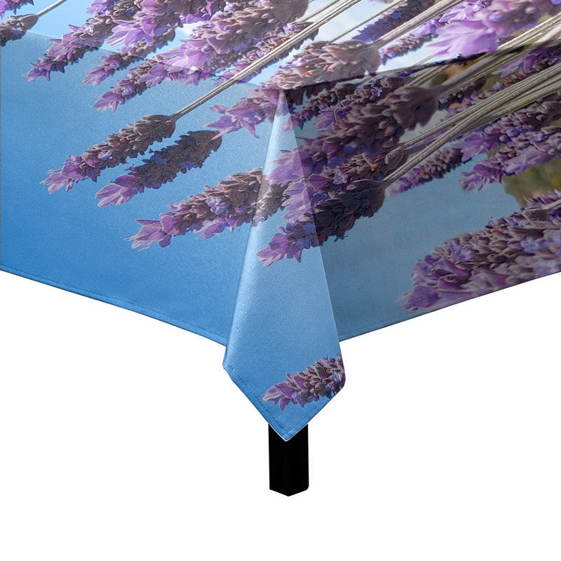 Lovely Lavenders Square Tablecloth by Annette Heymans