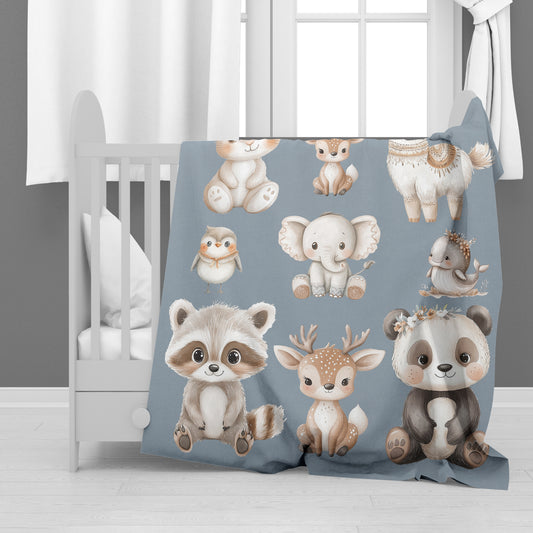 Loving Animals Baby Fleece Blanket by Mark van Vuuren