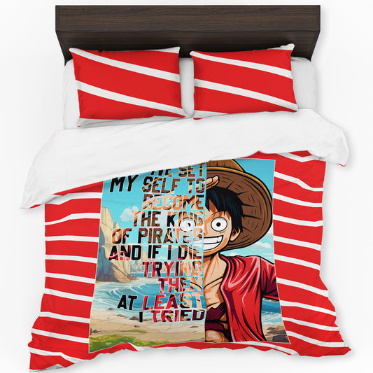 Luffy's Pledge Duvet Cover Set