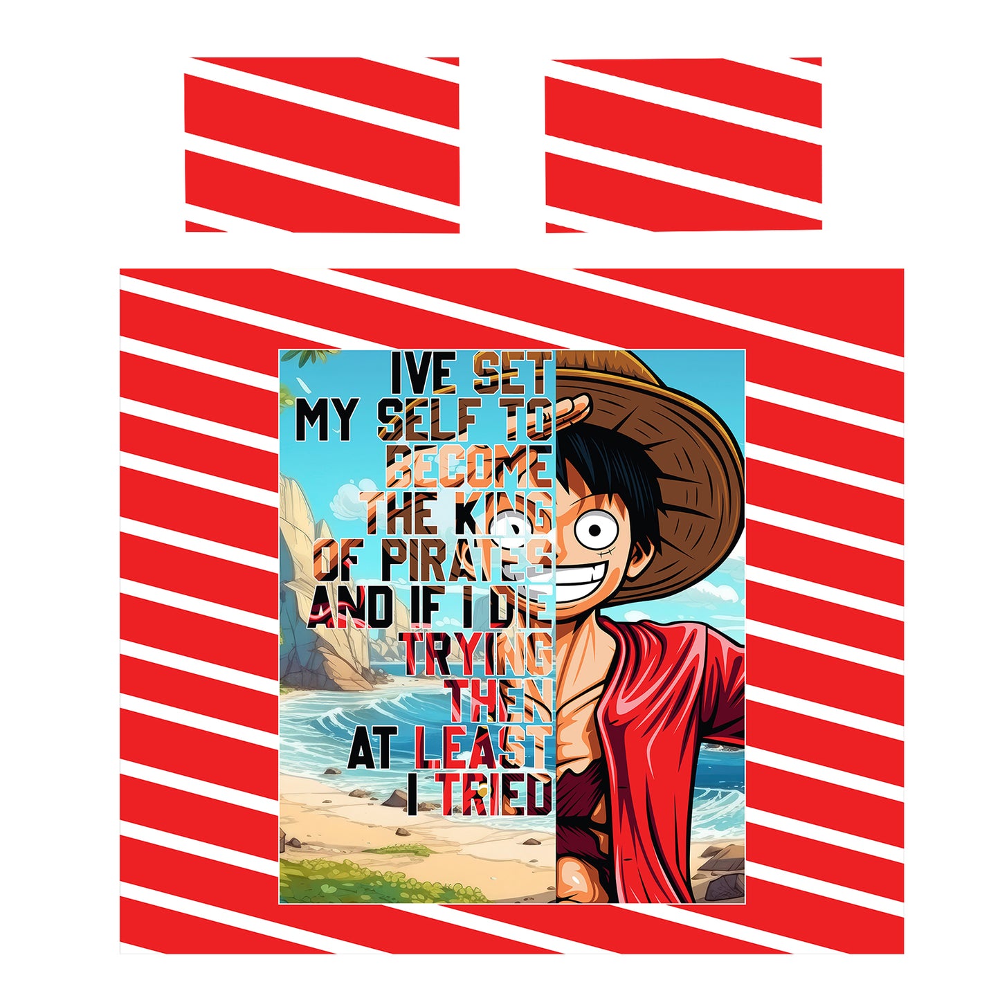 Luffy's Pledge Duvet Cover Set