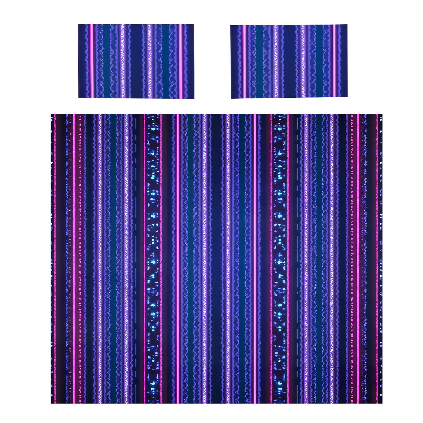 Luminous Purple Duvet Cover Set