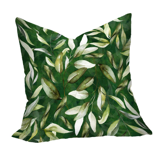 Lush Green Leaves Pattern Luxury Scatter by Mark van Vuuren