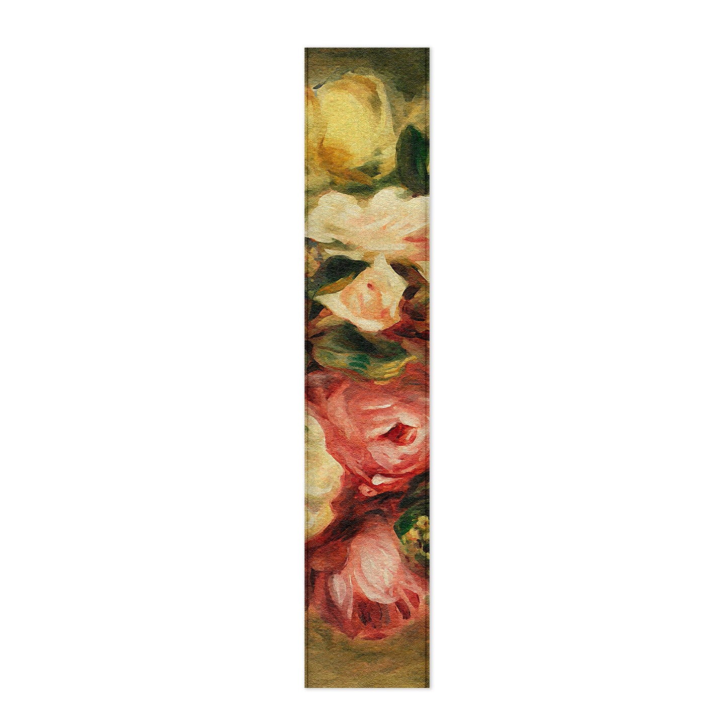Abstract Painted Flowers Table Runner By Mark van Vuuren