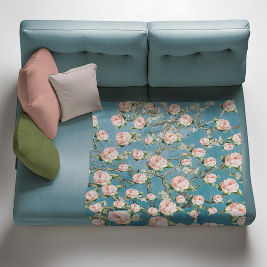 Floral Blossoms Light Weight Fleece Blanket By Mark van Vuuren
