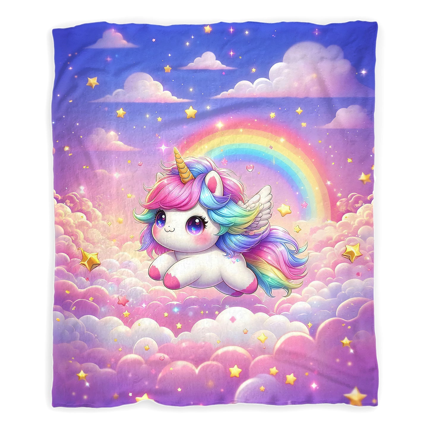 Magical Unicorn Minky Blanket