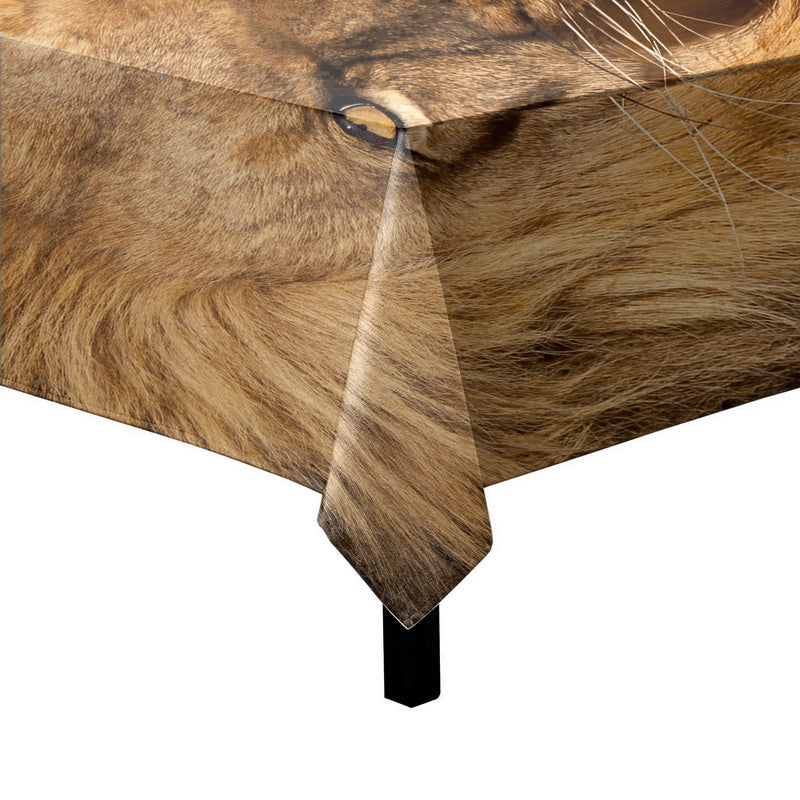 Male Lion Square Tablecloth By Fanie Heymans