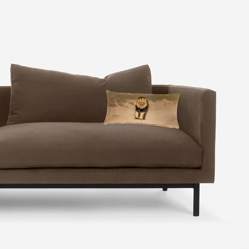 Male Lion Middle Oblong Luxury Scatter by Fanie Heymans