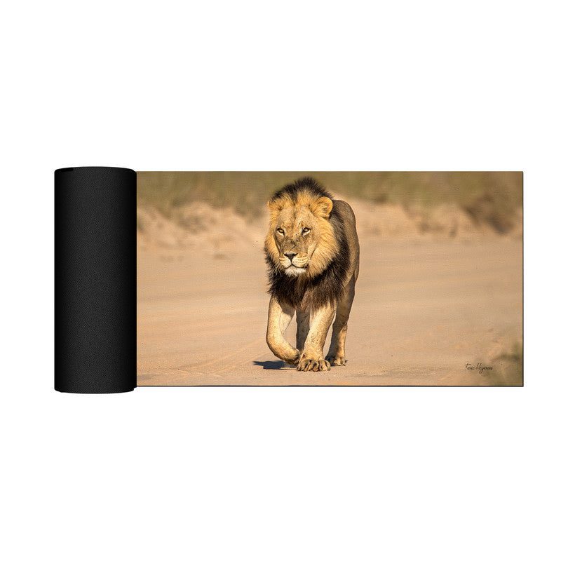 Male Lion Right Desk Pad by Fanie Heymans