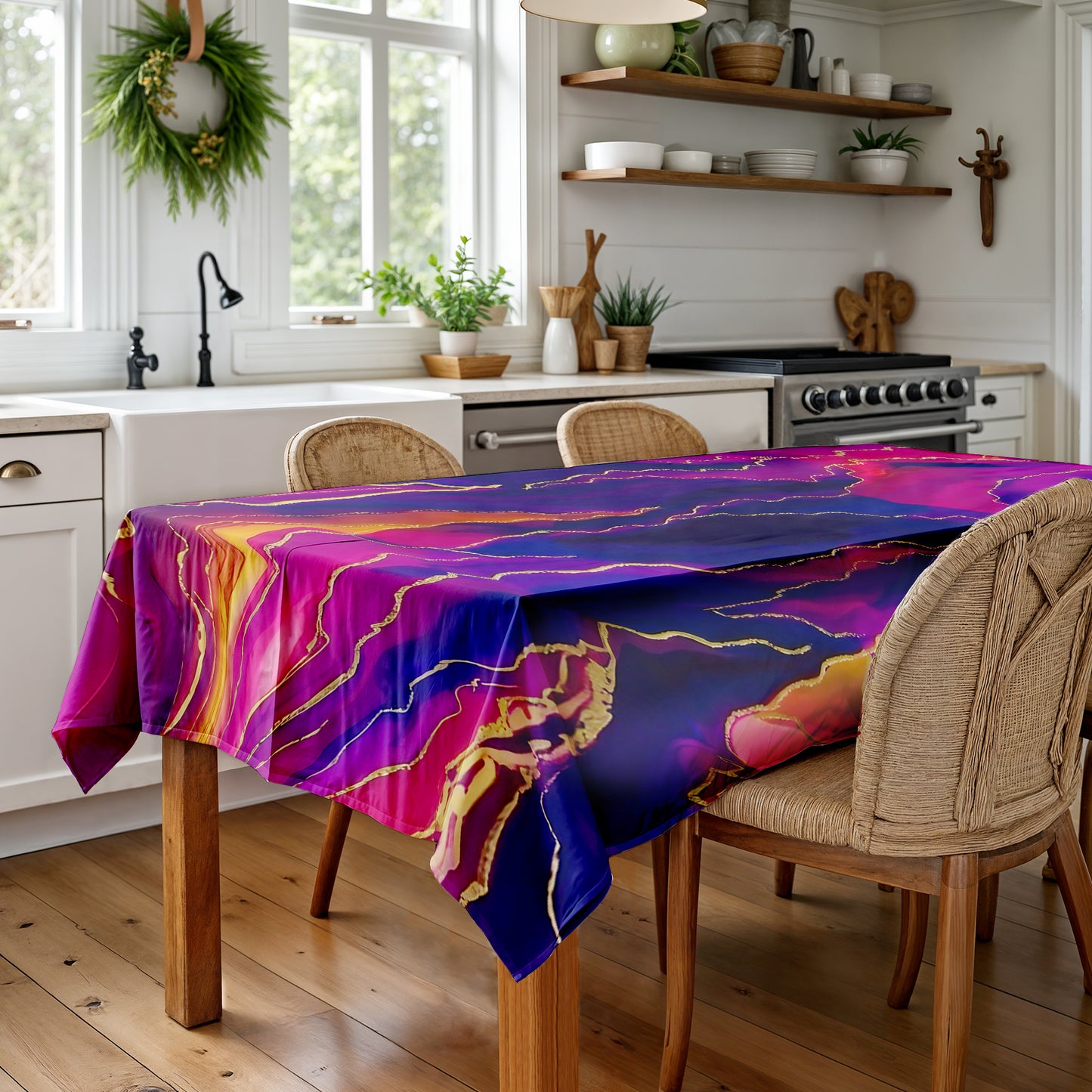 Mango Mist Rectangle Tablecloth