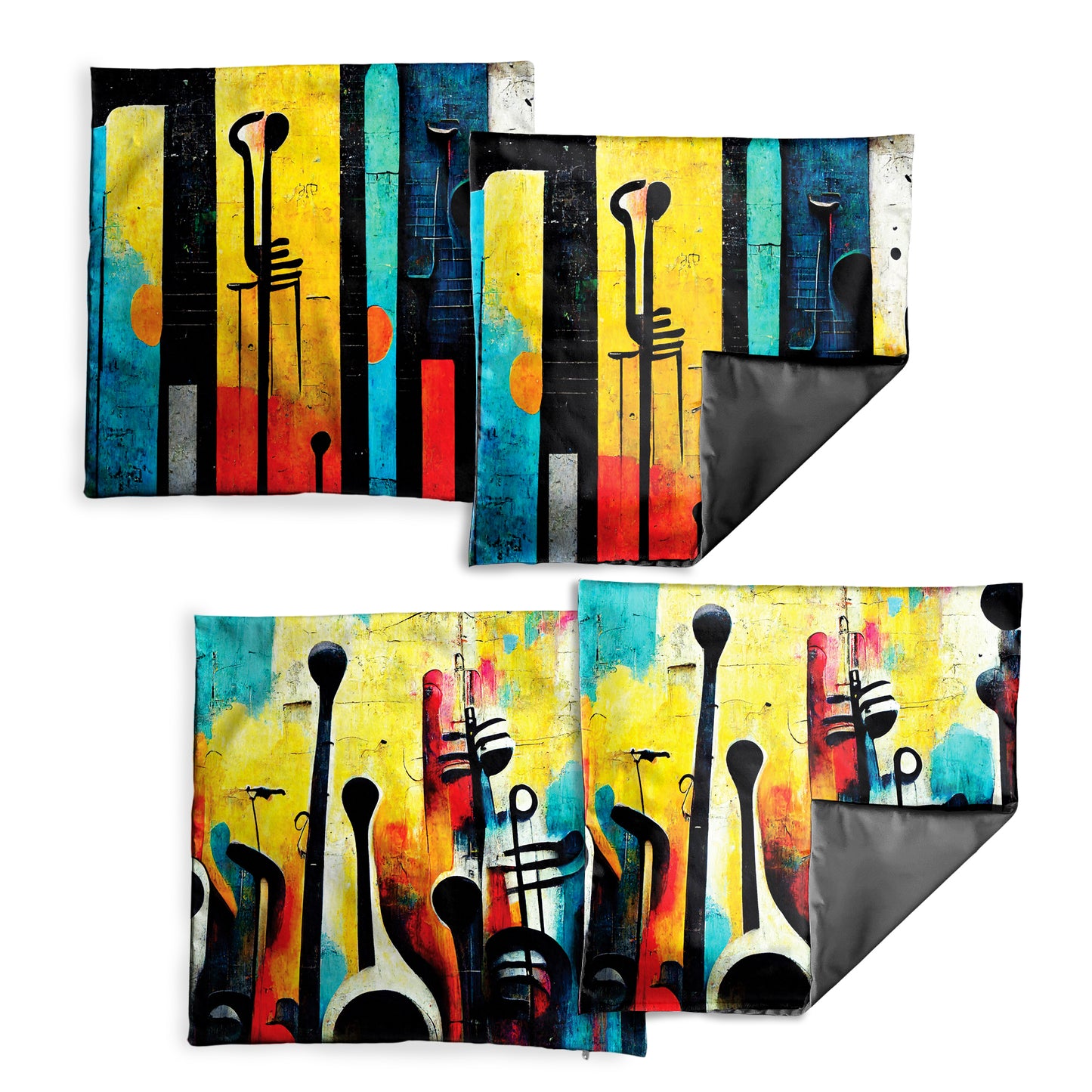 Marching Musical Luxury Scatter Covers (Set of 4)