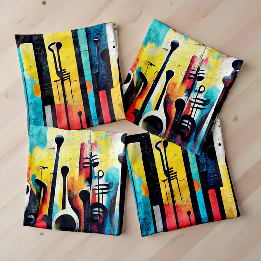 Marching Musical Luxury Scatter Covers (Set of 4)
