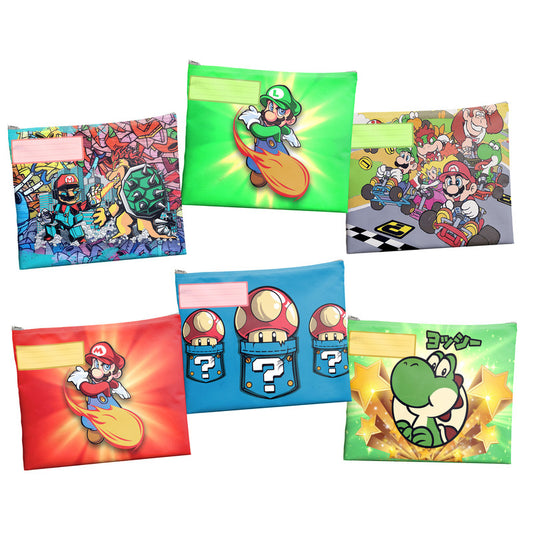 Mario s World Subject Savvy Book Bags Set Of 6