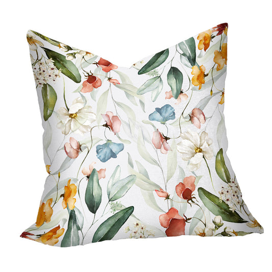 Maroon Flowers Vines Luxury Scatter by Mark van Vuuren