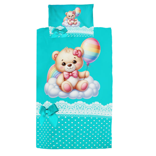 Marshmallow Bear Cot Set