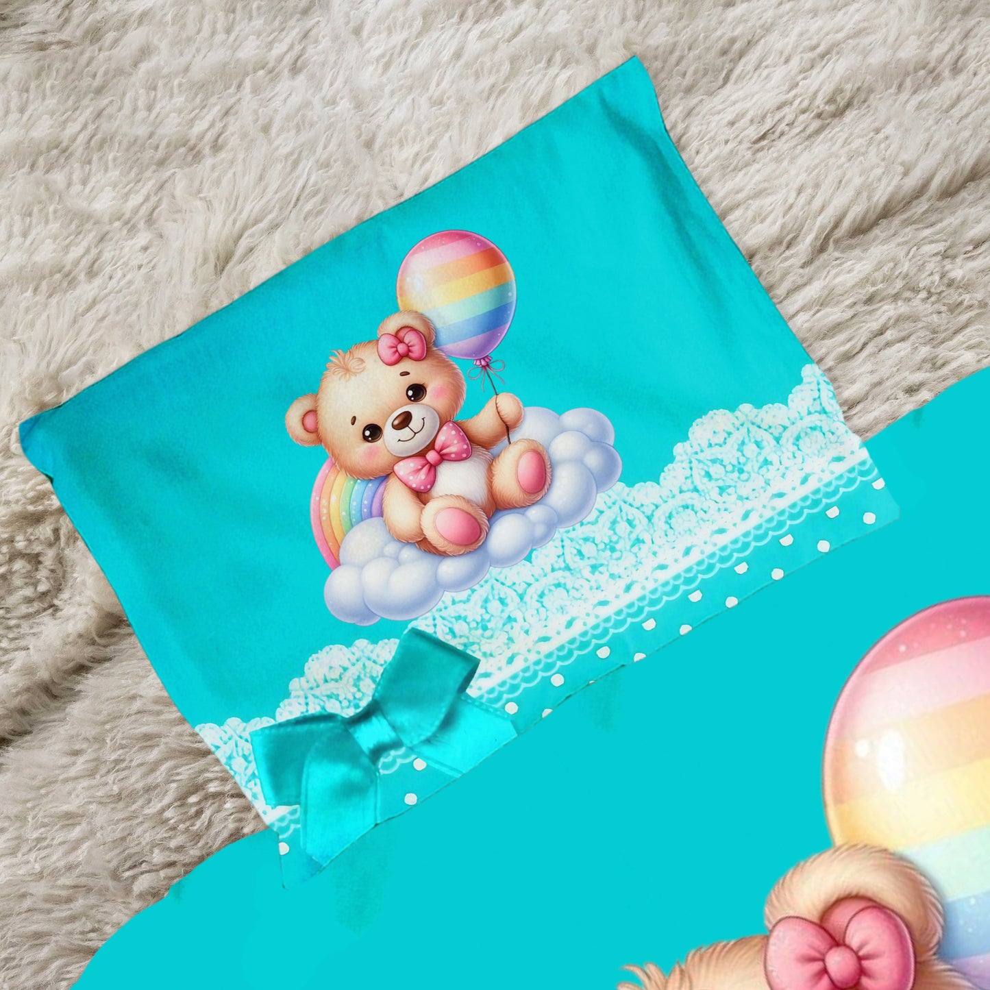 Marshmallow Bear Cot Set