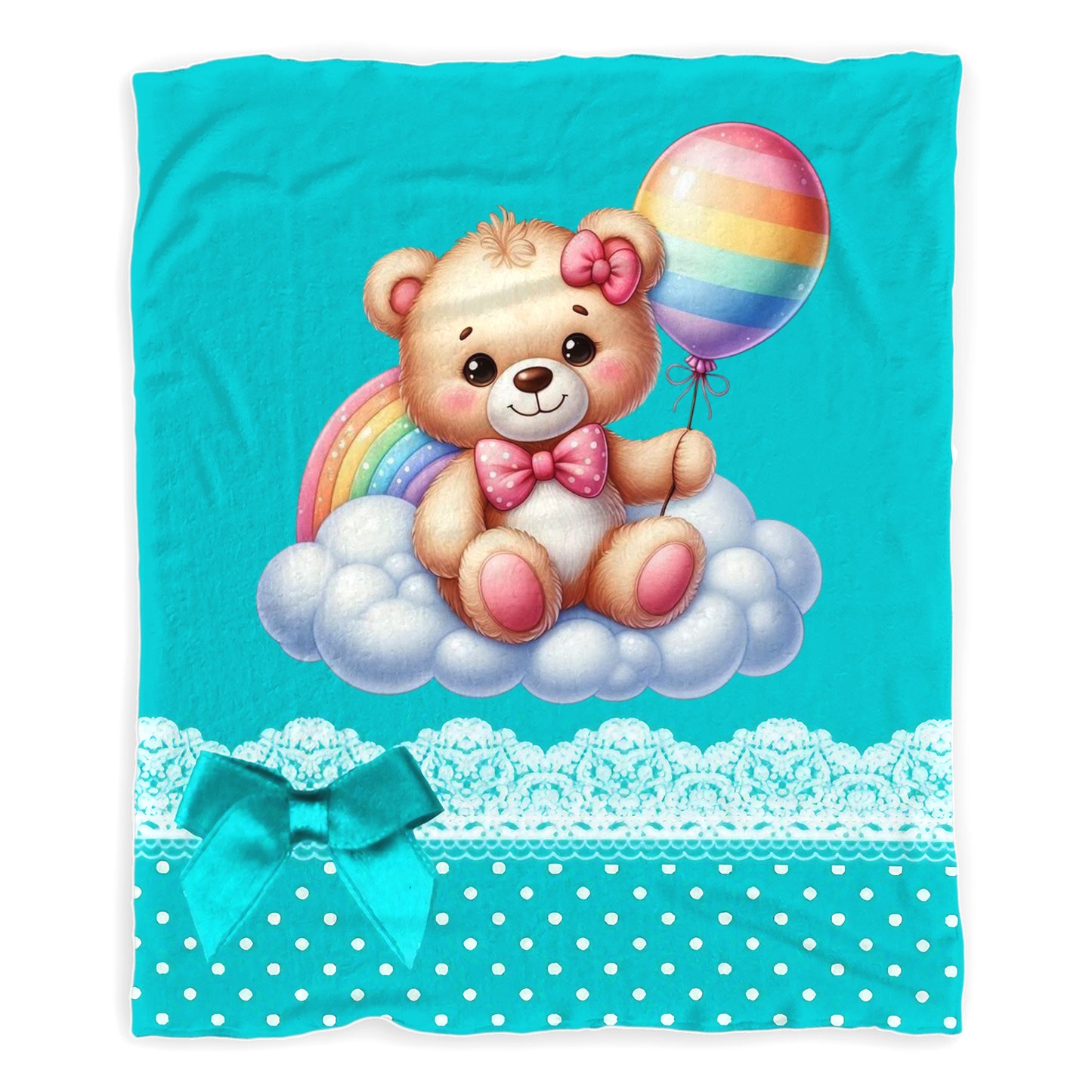 Marshmallow Bear Minky Blanket