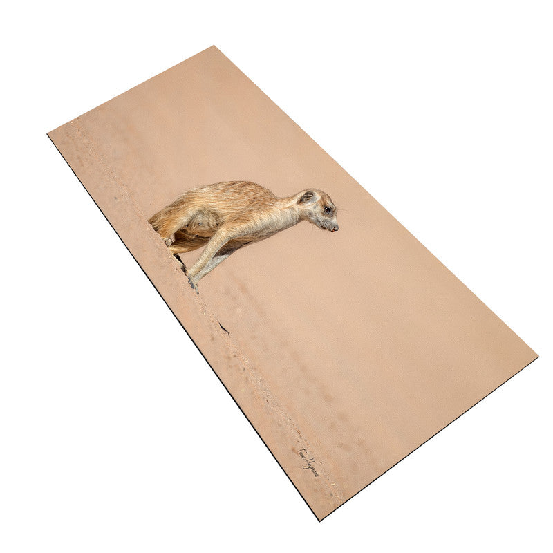 Meerkat Female Left Desk Pad by Fanie Heymans