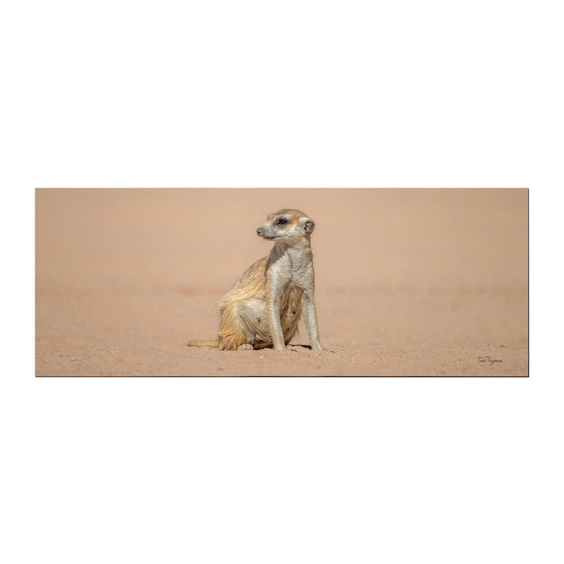 Meerkat Portrait Right Desk Pad by Fanie Heymans