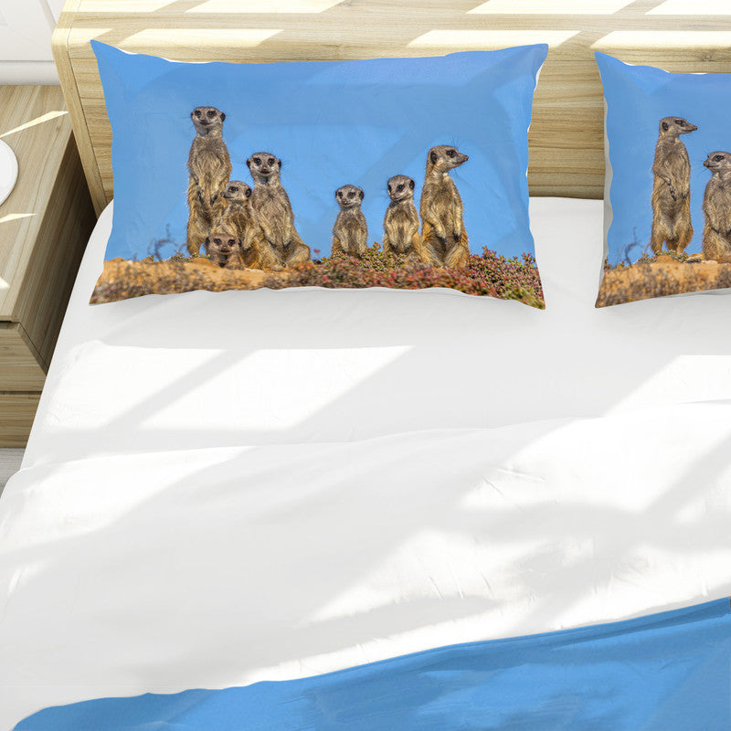 Meerkat Stare Duvet Cover Set by Fanie Heymans