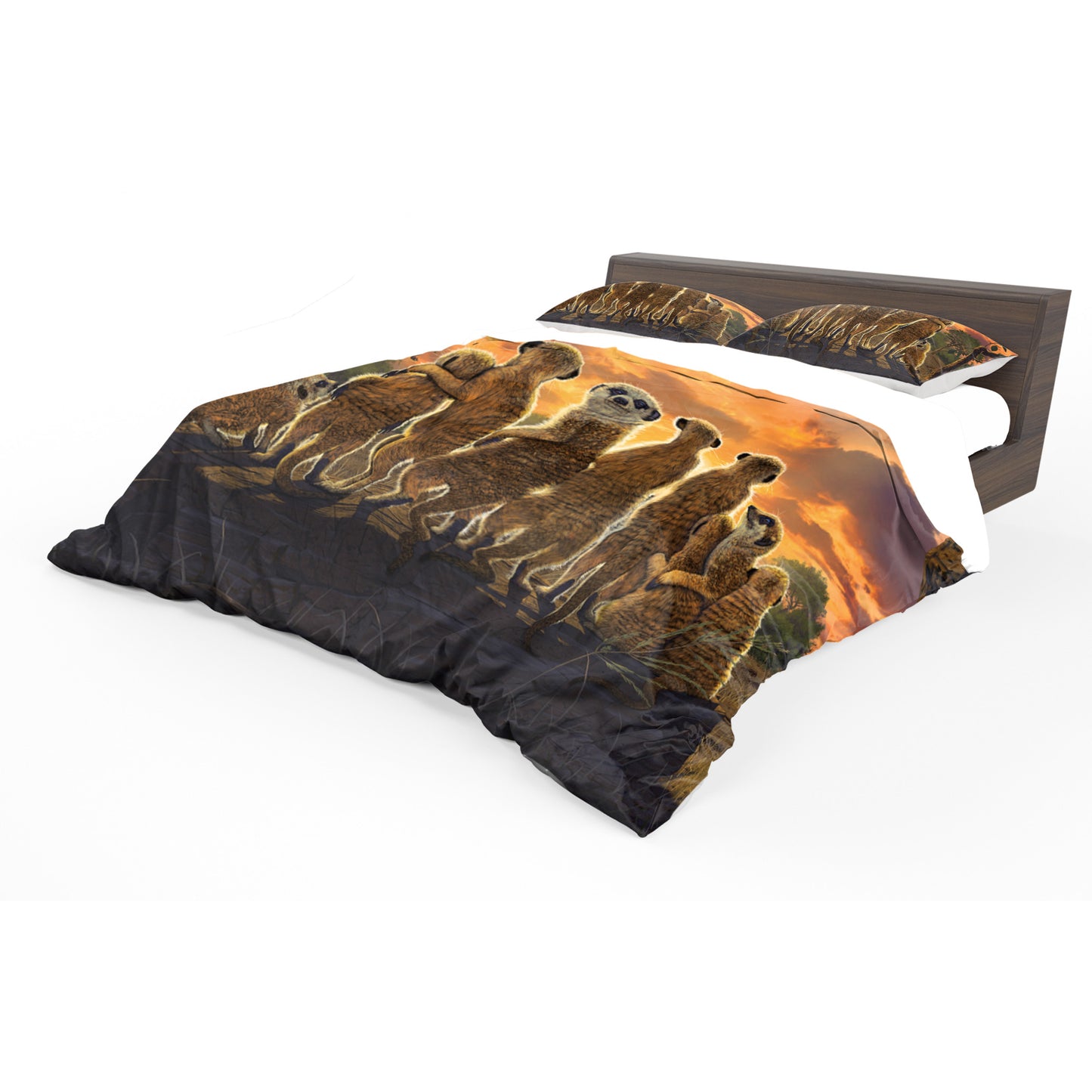 Meerkats Duvet Cover Set By Vincent Hie