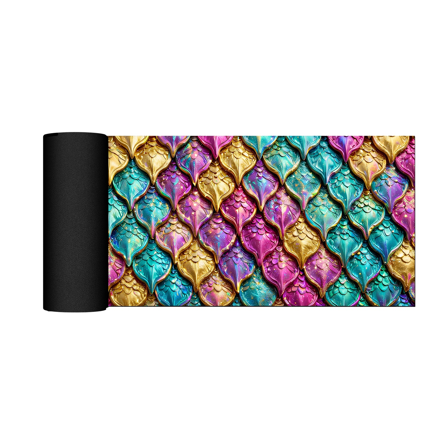 Metallic Blocks Desk Pad