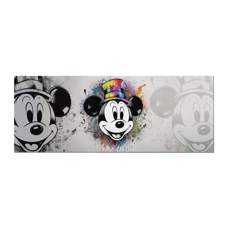 Mickey Splash Steamboat Willie Large Desk Pad By Nathan Pieterse