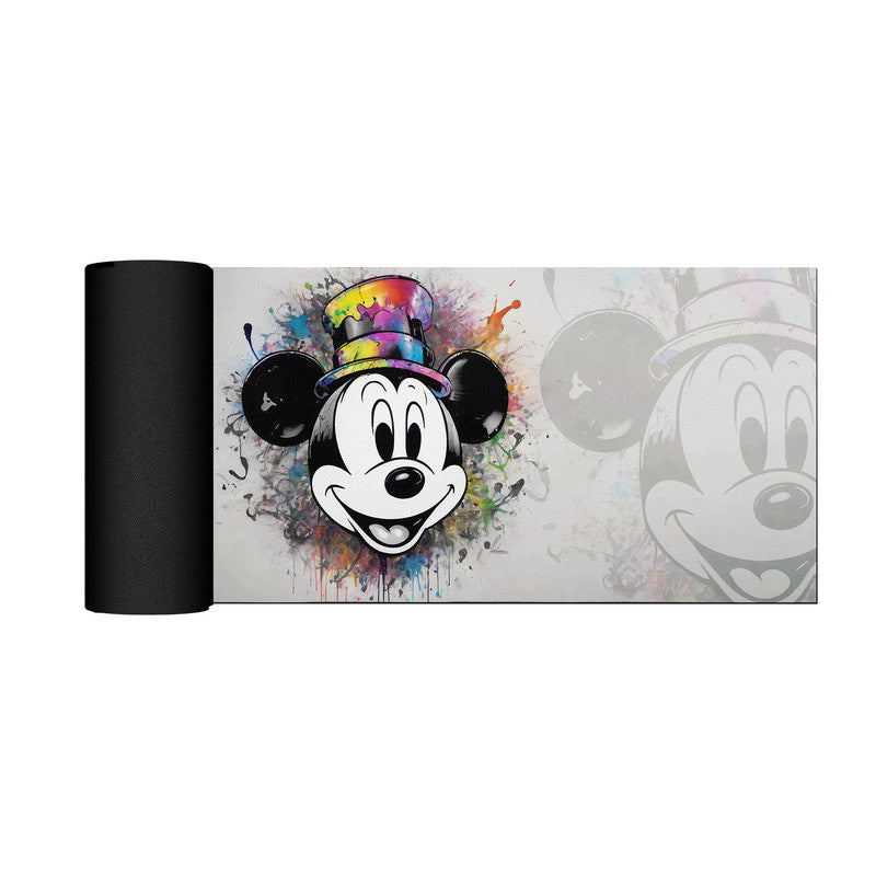 Mickey Splash Steamboat Willie Large Desk Pad By Nathan Pieterse