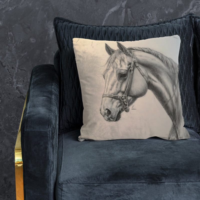 Midnight Majesty Horse Luxury Scatter By Nathan Pieterse