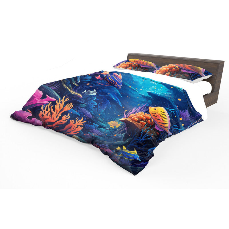 Midnight Underwater Duvet Cover Set