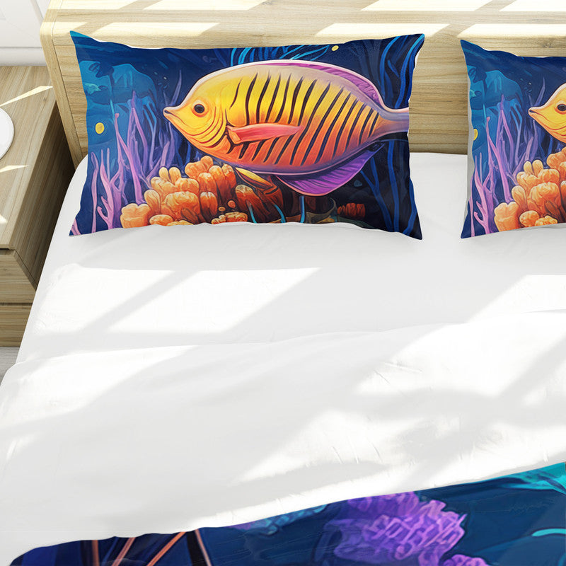 Midnight Underwater Duvet Cover Set