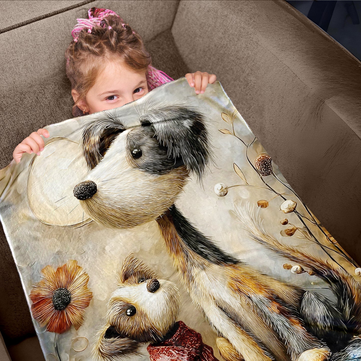 Milly and Mom Toddler Fleece Blanket