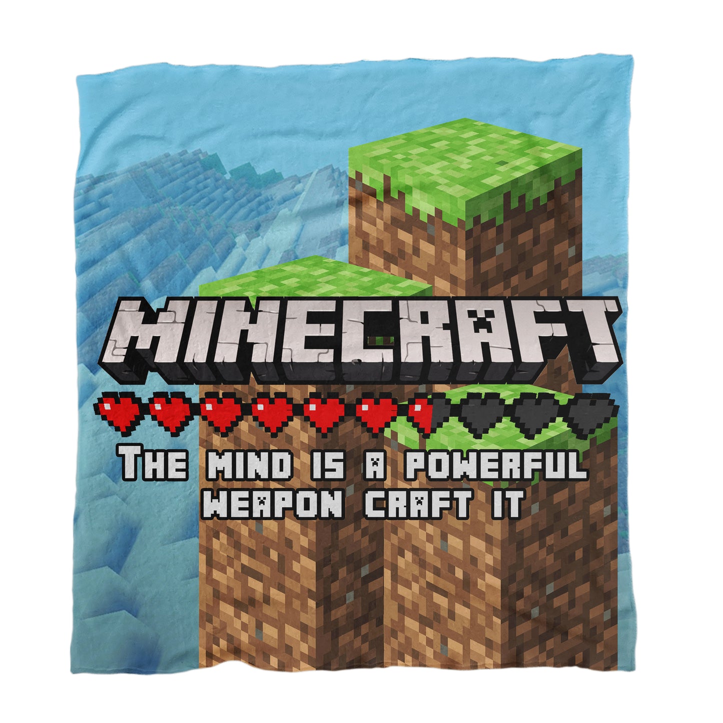 Minecraft Hill Light Weight Fleece