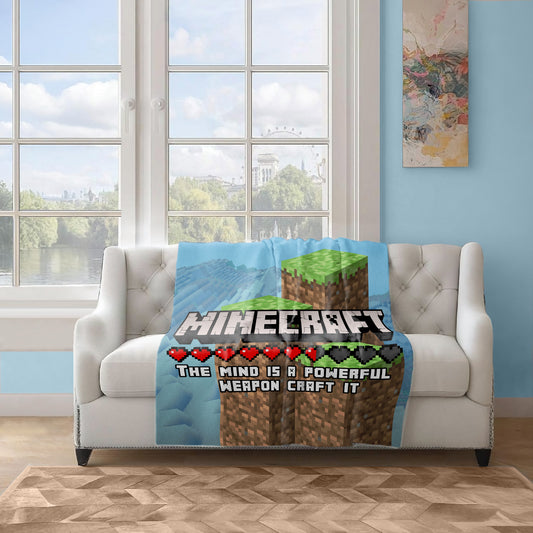 Minecraft Hill Light Weight Fleece