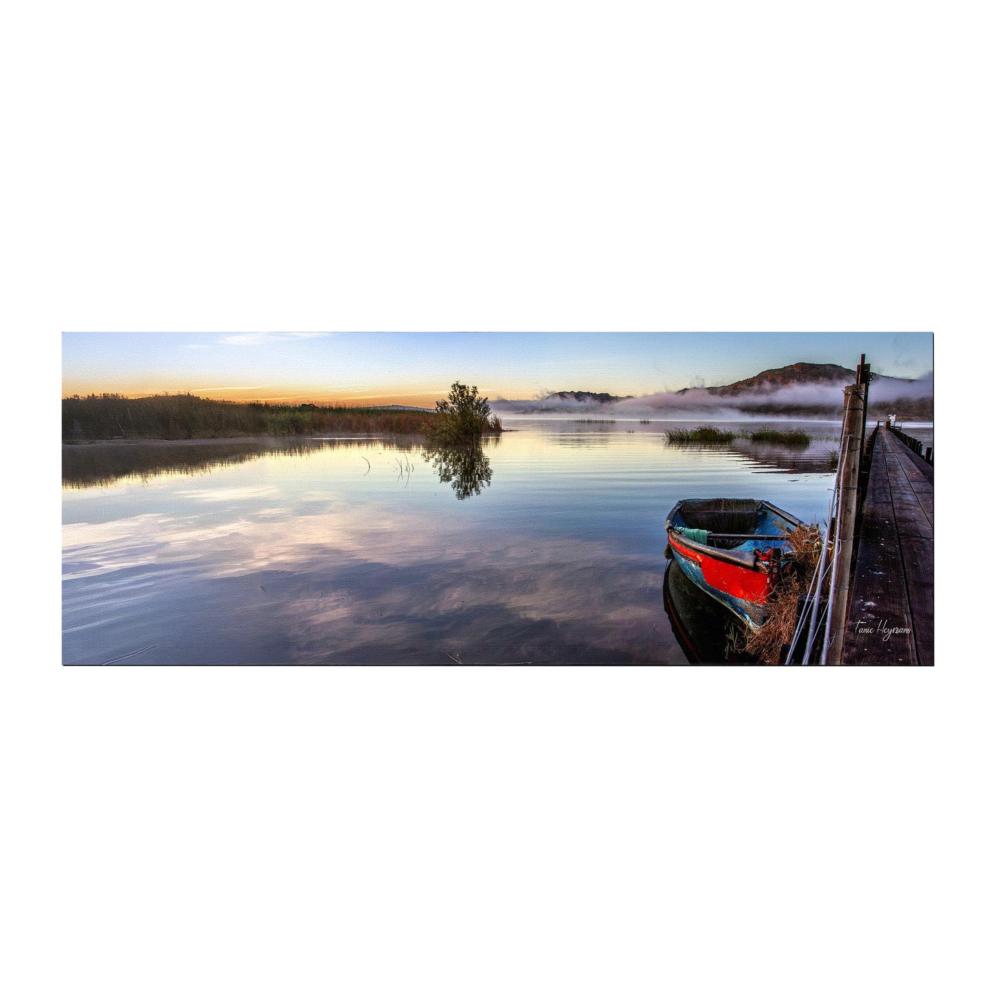 Misty Morning Desk Pad by Fanie Heymans