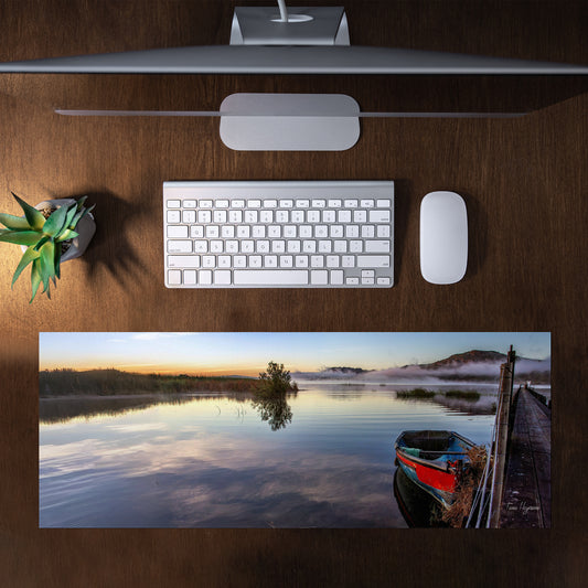 Misty Morning Desk Pad by Fanie Heymans