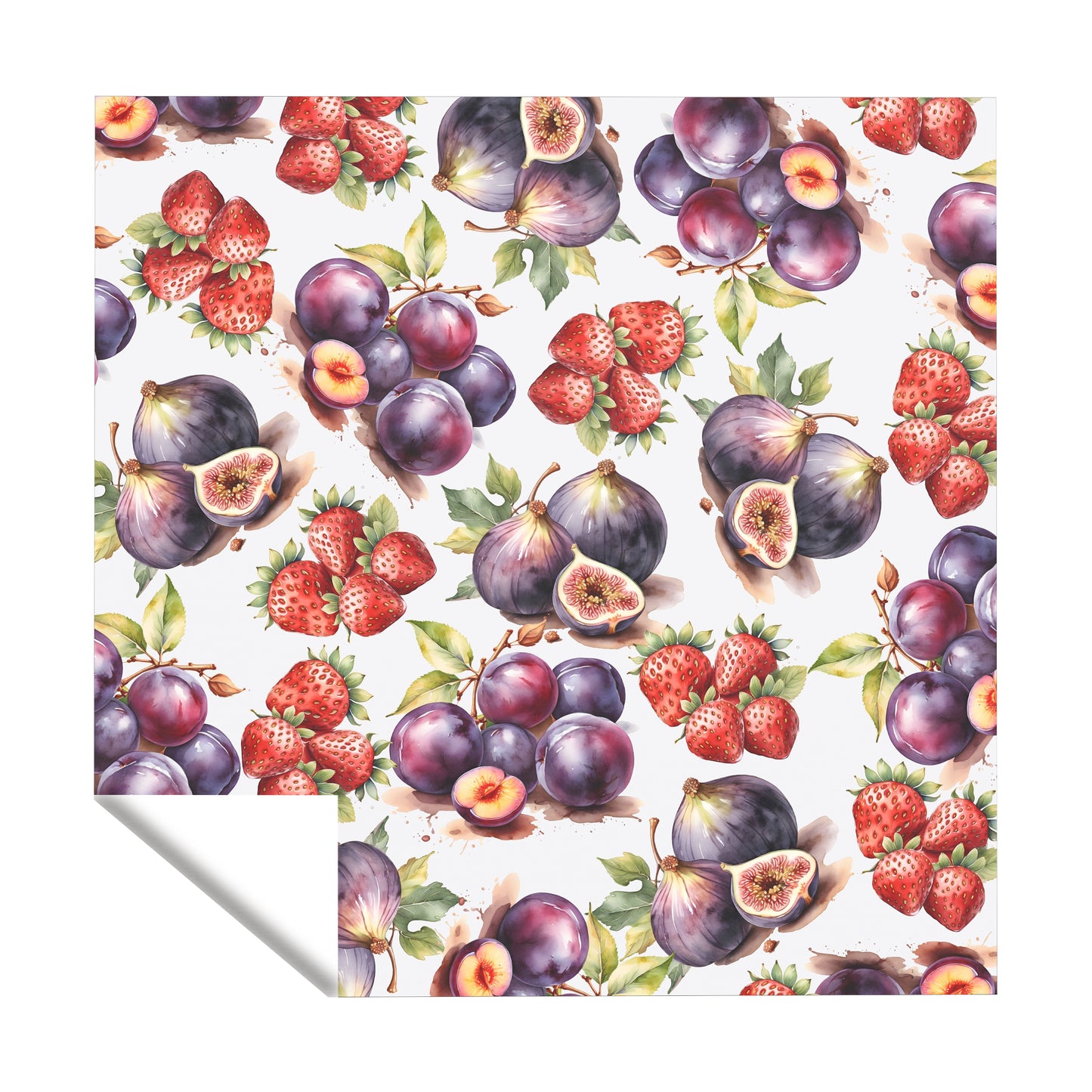 Mixed Fruit Square Tablecloth by Mark van Vuuren