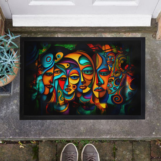 Modern Abstract Door Mat
