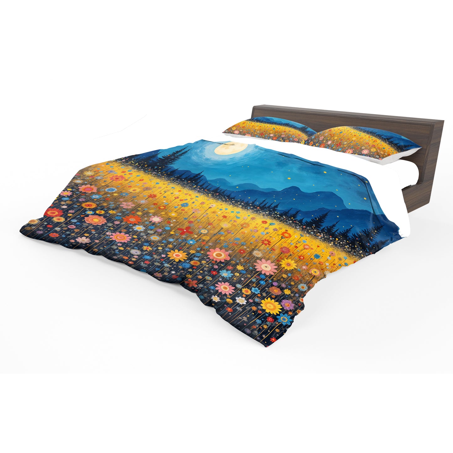 Moonlit Blooms Duvet Cover Set