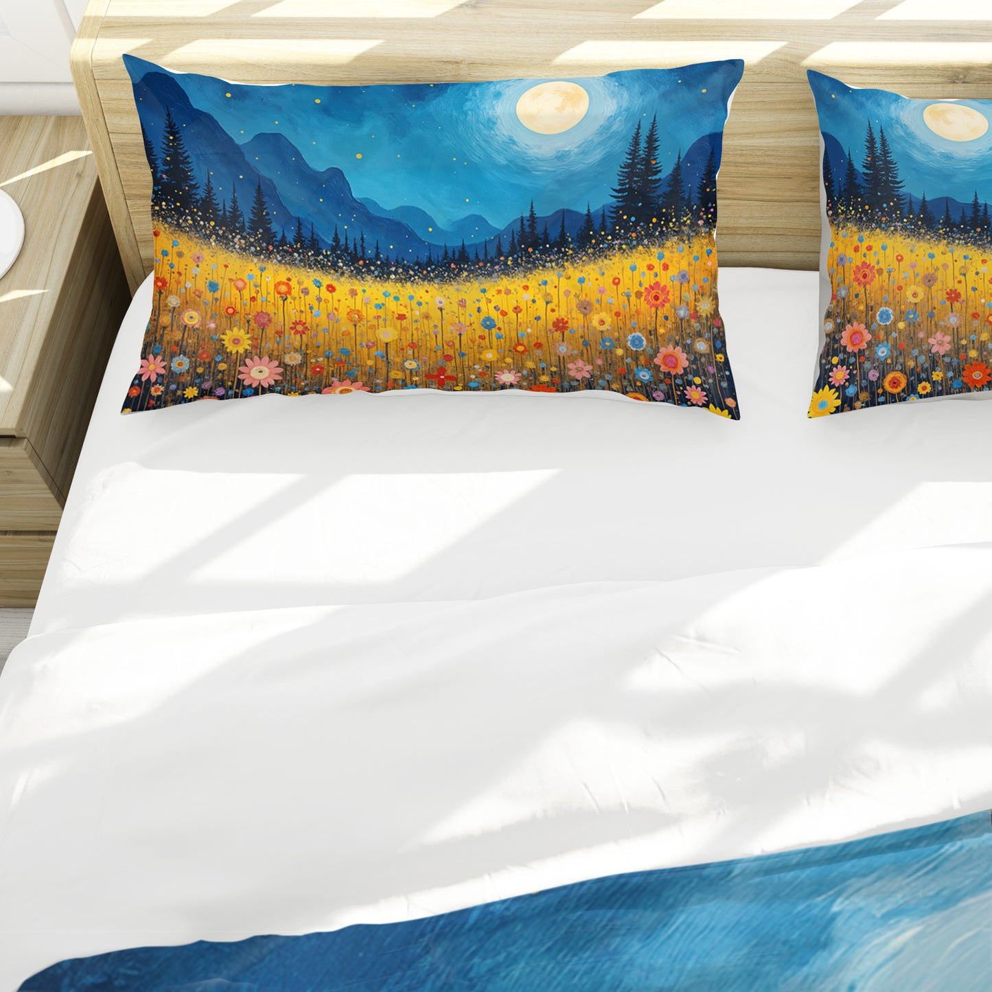 Moonlit Blooms Duvet Cover Set
