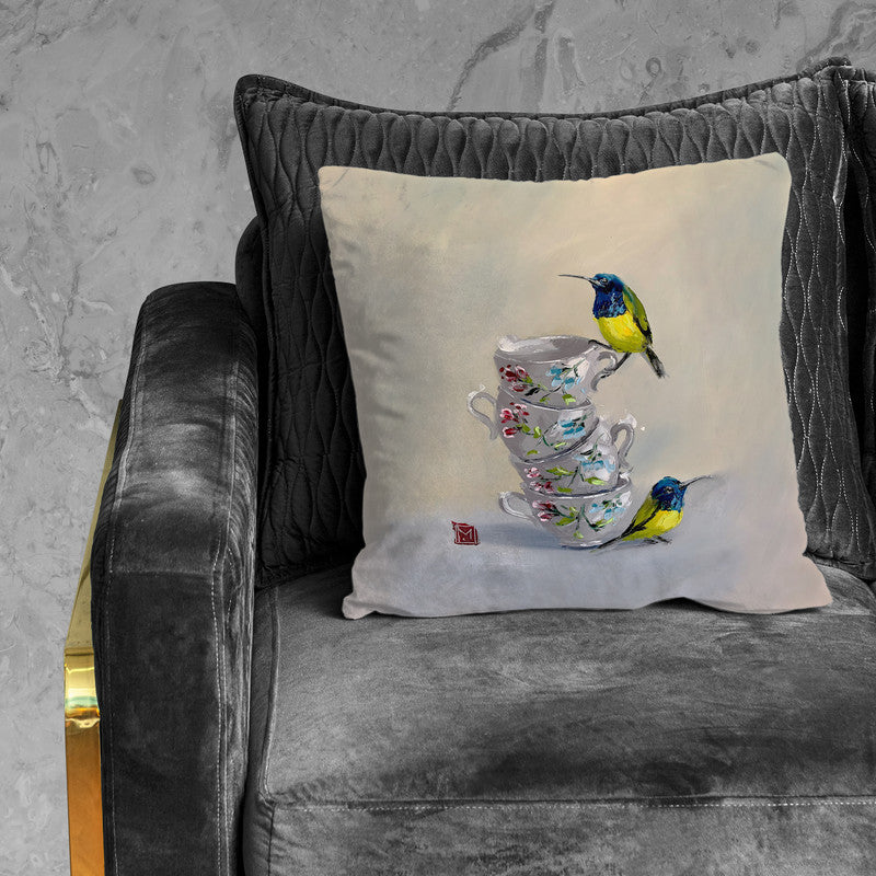 Morning Chirp Luxury Scatter by Juanette Menderoi