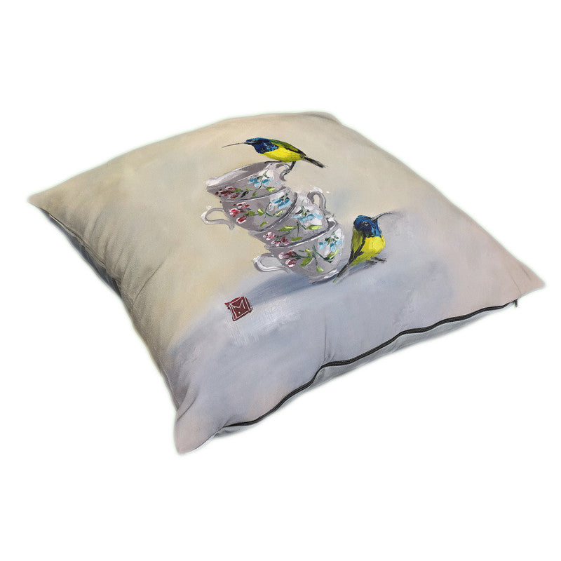 Morning Chirp Luxury Scatter by Juanette Menderoi