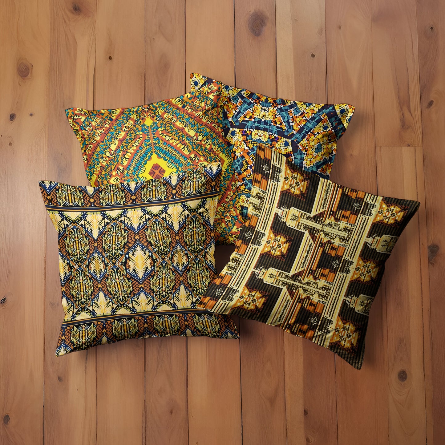 Mosaic Mirage Luxury Scatter Covers (Set of 4)