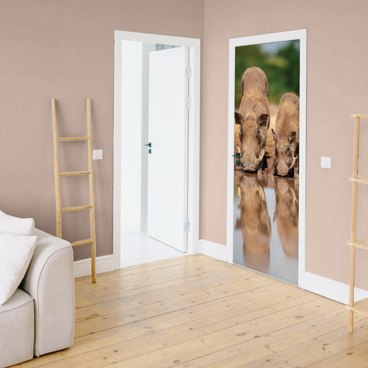 Mother And Child Door Decoupage